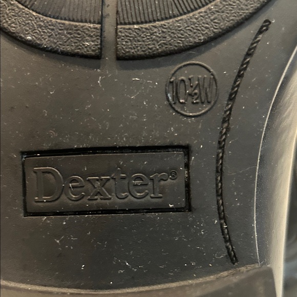 Dexter Black Men's Oxfords Size 10 1/2 W - Picture 7 of 9